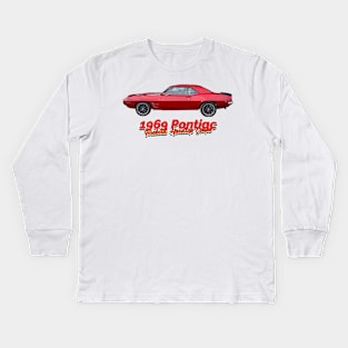 1969 Pontiac Firebird Hardtop Coupe Kids Long Sleeve T-Shirt